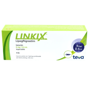 LINKIX LIPEGFILGRASTIM 6MG/0.6ML SOLUCION INYECTABLE CON UNA JERENGA PRELLENADA