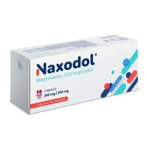 NAXODOL NAPROXENO/CARISOPRODOL 25MG/200MG 30CAPSULAS