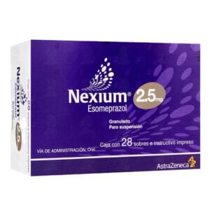 NEXIUM ESOMEPRAZOL 2.5MG C/28 SOBRES