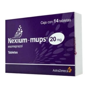 NEXIUM MUPS ESOMEPRAZOL 20MG C/14 TABLETAS