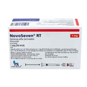 NOVOSEVEN RT EPTACOG ALFA (ACTIVADO) 1MG/50KUI SOLUCION INYECTABLE CAJA CON UNA AMPULA