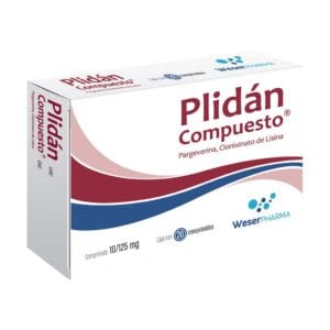 PLIDAN COMPUESTO CLONIXINATO DE LISINA/PARGEVERINA 10/125 MG C/20 COMPRIMIDOS