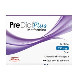 PREDIAL PLUS METFORMINA 750MG C/30TABLETAS