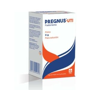 PREGNUS-UTI FOSFOMICINA 3G  SOLUCION C/3GR POLVO