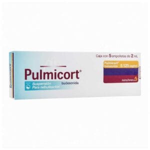PULMICORT BUDESONIDA 125MG C/5 AMPOLLETAS