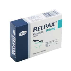 RELPAX ELETRIPTAN 80MG C/2 TABLETAS