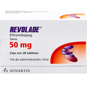 REVOLADE ELTROMBOPAG 50MG CAJA CON 28 TABLETAS