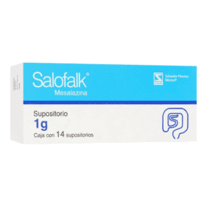 SALOFALK MESALAZINA 1G SUPOSITORIOS
