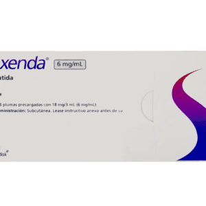 SAXENDA LIRAGLUTIDA 6MG/ML SOLUCION INYECTABLE CAJA CON 3 PLUMAS PRECARGADA CON 18MG/3ML