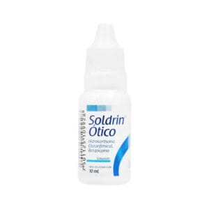 SOLDRIN OTICO HIDROCORTISONA/CLORANFENICOL/BENZOCAINA C/GOTAS 10ML