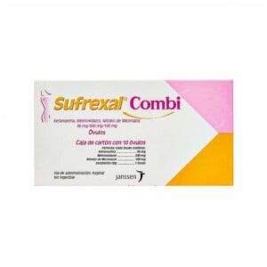 SUFREXAL COMBI KETANSERINA/METRONIDAZOL/MICONAZOL 36MG/500MG/100MG C/10 OVULOS