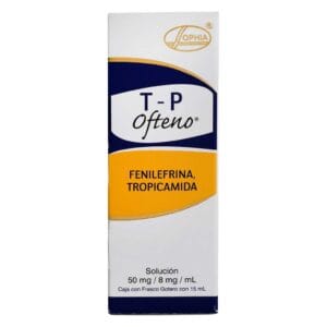 T-P OFTENO FENILEFRINA/TROPICAMIDA 50MG/8MG/ML GOTAS 15ML