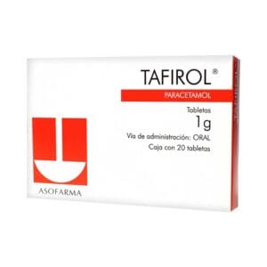 TAFIROL PARACETAMOL 1G C/20