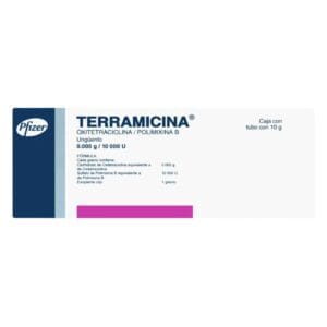 TERRAMICINA OXITETRACICLINA/POLIMIXINA B UNGUENTO 10G