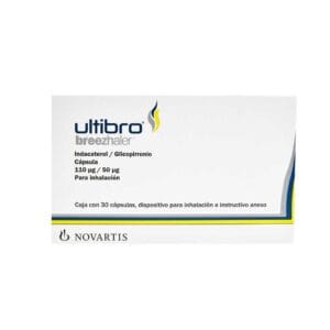 ULTIBRO BREEZHALER (INDACATEROL/GLICOPIRRONIO) CAPS C/30