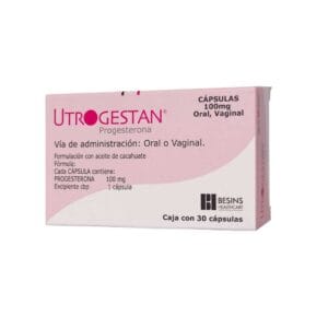 UTROGESTAN PROGESTERONA 100MG C/30 CAPSULAS