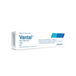 VANTAL GEL 5 % BENCIDAMINA C/60G TUBO