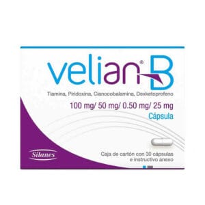 VELIAN-B DEXKETOPROFENO/COMPLEJO B  C/30CAPSULAS