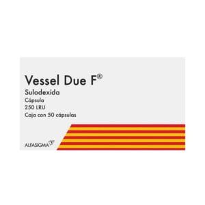 VESSEL DUE F SULODEXIDA 250LRU C/50 CAPSULAS