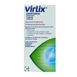 VIRLIX CETIRIZINA SOL 1MG/ML C/60ML