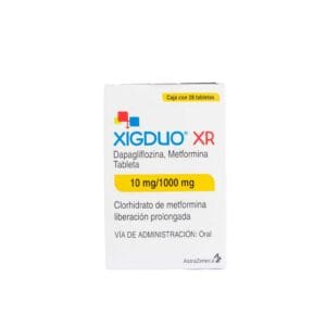 XIGDUO XR DAPAGLIFLOZINA/METFORMINA 10MG/1000MG C/28 TABLETAS