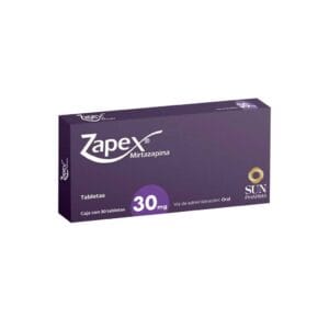 ZAPEX MIRTAZAPINA 30MG C/30 TABLETAS