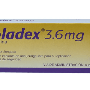 ZOLADEX GOSERELINA 3.6MG CAJA CON UN IMPLANTE EN JERINGA
