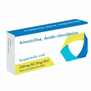 amoxicilina/clavulanico salucom 250/62.5/5mg