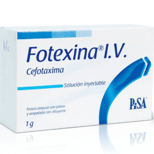 FOTEXINA IV CEFOTAXIMA 1GR SOLUCION INYECTABLE CAJA FRASCO AMPULA