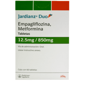 JARDIANZ DUO EMPAGLIFLOZINA/METFORMINA 12.5MG/850MG CAJA CON 60 TABLETAS