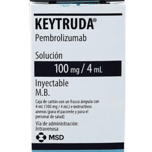 KEYTRUDA PEMBROLIZUMAB 100MG/4ML SOLUCION INYECTABLE CAJA FRASCO AMPULA 4ML